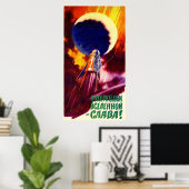 Poster de propagande spatiale soviétique (Bureau à domicile)