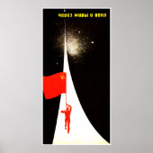 Poster de propagande spatiale soviétique (Devant)