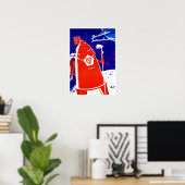 Poster de propagande spatiale soviétique (Bureau à domicile)