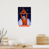 Poster de propagande spatiale soviétique (Cuisine)