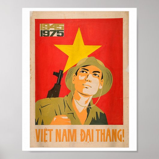 Poster de propagande vietcone - Vietnam War Commun (Devant)