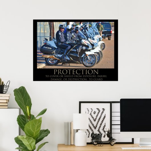 Poster de protection (Bureau à domicile)