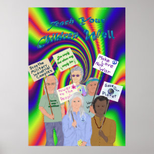 Poster de protestation des années soixante