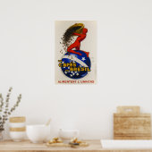 Poster de publicité pour café Art Déco vintage (Cuisine)