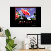 Poster de qualité (Bureau à domicile)