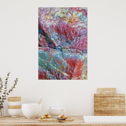 poster de quartz rose géant (Cuisine)