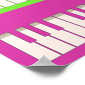 Poster de quatre claviers Pop Art (Coin)