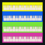 Poster de quatre claviers Pop Art<br><div class="desc">L'art pop était grand dans les années 60 et 70. Ce clavier Pop Art se compose de quatre claviers orgue/piano en ce qui concerne la forme artistique. Cliquez sur l'une des icônes d'affiche ci-dessous pour voir cette affiche en format plus grand.</div>