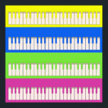 Poster de quatre claviers Pop Art<br><div class="desc">L'art pop était grand dans les années 60 et 70. Ce clavier Pop Art se compose de quatre claviers orgue/piano en ce qui concerne la forme artistique. Cliquez sur l'une des icônes d'affiche ci-dessous pour voir cette affiche en format plus grand.</div>