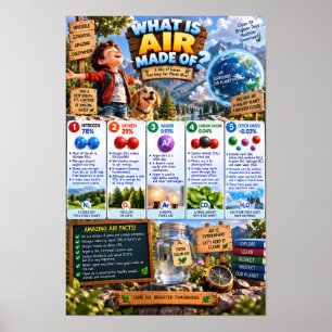 Poster De quoi est fait l'air Infographie