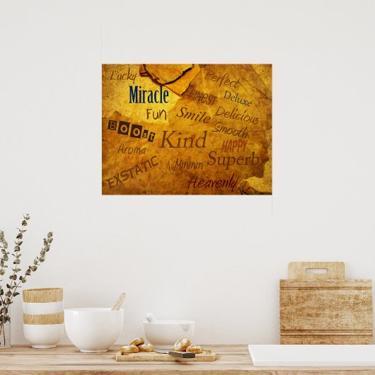 Poster de rappel de la positivité ! (Cuisine)