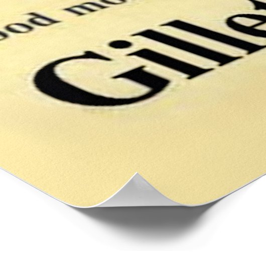 Poster de rasage vintage (Coin)