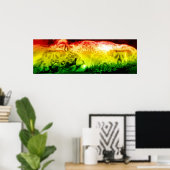 Poster de Rasta Lion (Bureau à domicile)