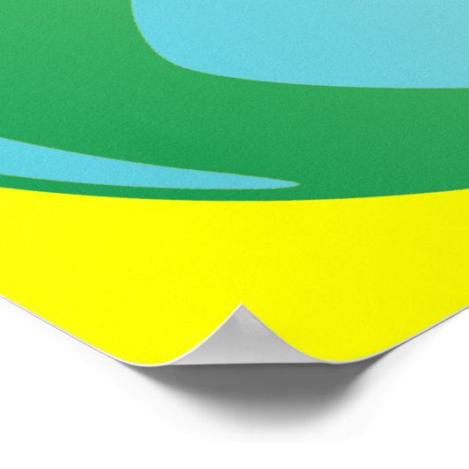 Poster de recyclage de l'eau (Coin)