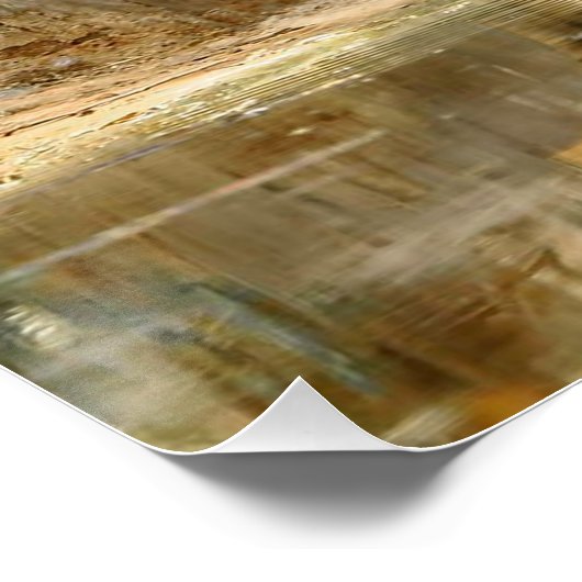 Poster de réflexion Tiger (Coin)