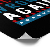 Poster De Rendre le racisme faux à nouveau Sticker (Coin)