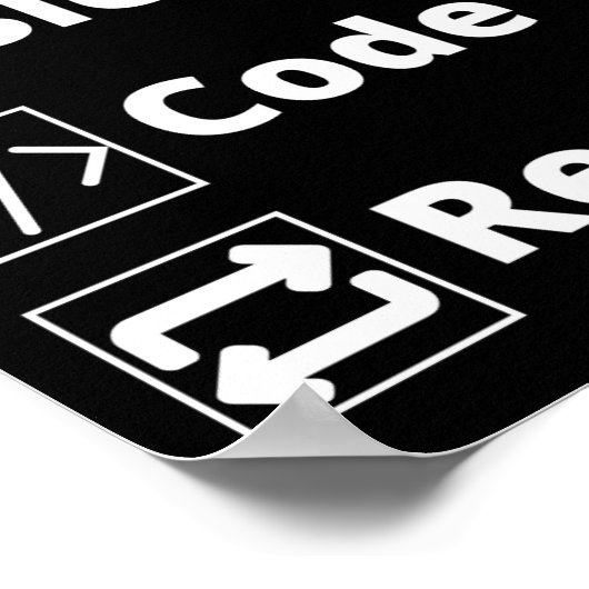 Poster de répétition du code du sommeil (Coin)