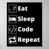 Poster de répétition du code du sommeil (Devant)