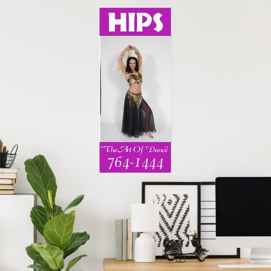 Poster de réplique des signes HIPS (Bureau à domicile)