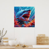 Poster de requin (Cuisine)