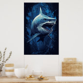 Poster de requin (Cuisine)