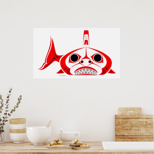 Poster de requin (Cuisine)