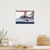 Poster de requin sauvage (Cuisine)