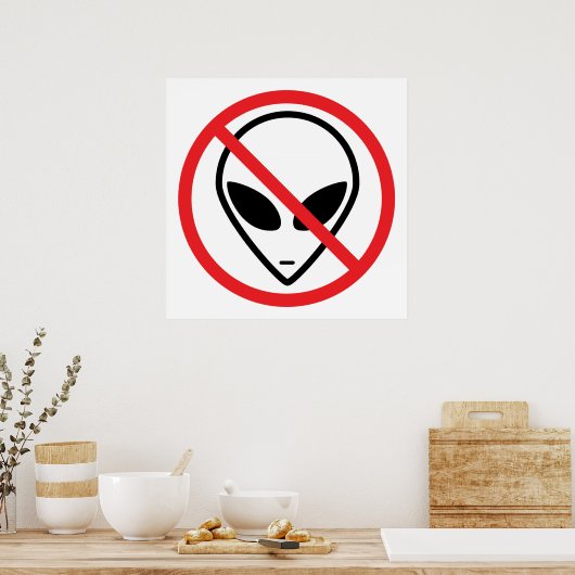 Poster de résistance Alien (Cuisine)