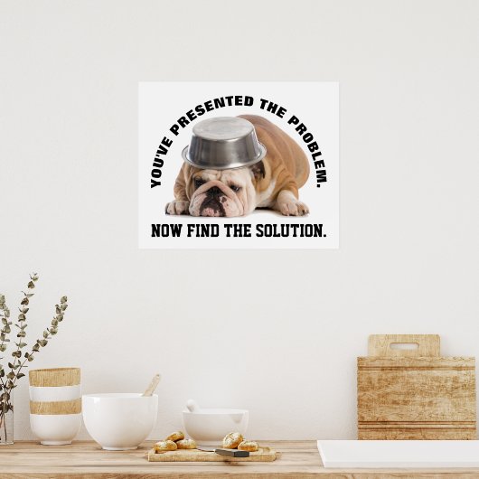 Poster de résolution de problèmes (Cuisine)