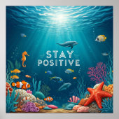 Poster de rester positif (Devant)