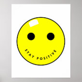 Poster de rester positif (Devant)