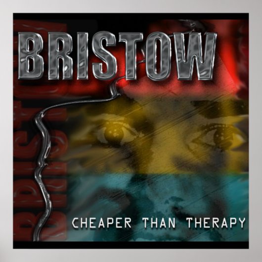 Poster de retour CD BRISTOW, moins cher que la thé (Devant)