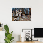 Poster De retour de la chasse. (Bureau à domicile)