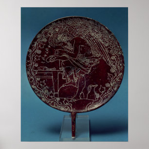 Poster De retour d'un miroir en bronze
