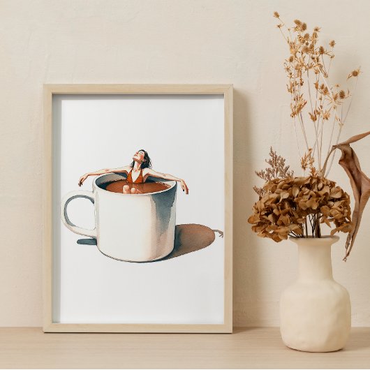 Poster de retraite de la Mug Café