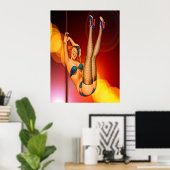 Poster de Retro Dance Entertainer (Bureau à domicile)