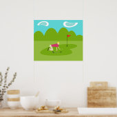 Poster de Retro Golfer (Cuisine)