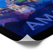 Poster de Retro Italie Amalfi (Coin)