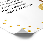 Poster de révélation de genre pour les vieilles fe (Coin)