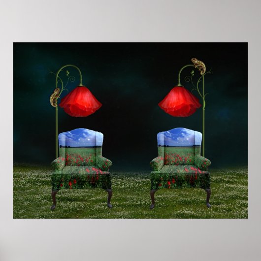 Poster de Rêves de Pavot et Schéma de Chameleon (Devant)