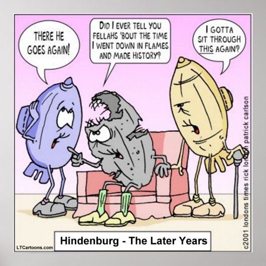 Poster de Rick London Funny Hindenburg (Devant)