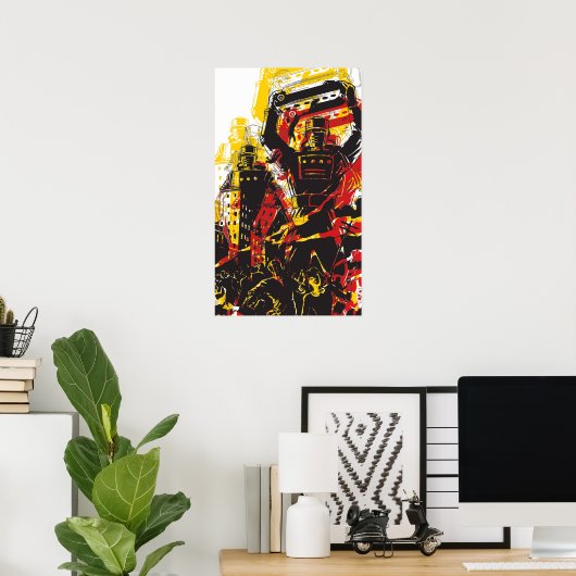 Poster de robot vintage (Bureau à domicile)