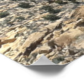 Poster de rock pittoresque du Wyoming (Coin)