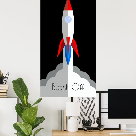 Poster de Rocket Ship (Bureau à domicile)