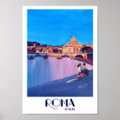 Poster de Roma Italia Retro (Devant)