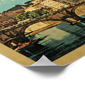 Poster de Rome Poster Vintage voyage (Coin)
