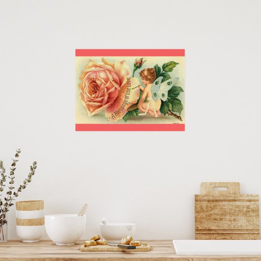 Poster de rose de fée (Cuisine)
