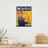 Poster de Rosie le Riveter de la Première Guerre m (Cuisine)