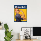 Poster de Rosie le Riveter de la Première Guerre m (Bureau à domicile)