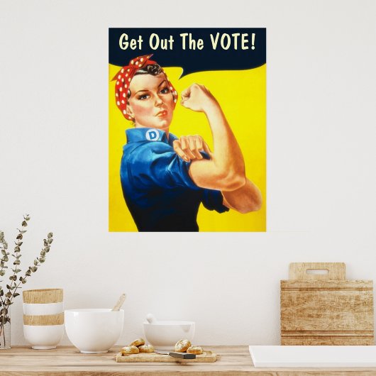 Poster de Rosie le Riveter GOTV (Cuisine)